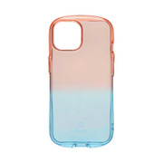 【iPhone15 ケース】iFace Look in Clear Lollyケース (ストロベリー/アクア)