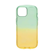 【iPhone15 ケース】iFace Look in Clear Lollyケース (フォレスト/アプリコット)