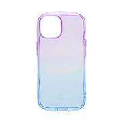 【iPhone15 ケース】iFace Look in Clear Lollyケース (ヴァイオレット/サファイア)