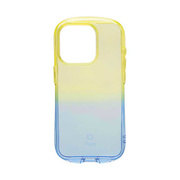 【iPhone15 Pro ケース】iFace Look in Clear Lollyケース (レモン/サファイア)