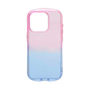 【iPhone15 Pro ケース】iFace Look in Clear Lollyケース (ピーチ/サファイア)