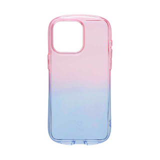 【iPhone15 Pro Max ケース】iFace Look in Clear Lollyケース (ピーチ/サファイア)