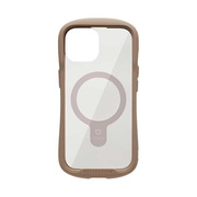 【iPhone15 ケース】iFace Reflection Magnetic強化ガラスクリアケース (ベージュ)