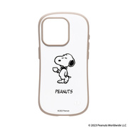 【iPhone15 Pro ケース】PEANUTS iFace First Class Cafeケース (コーヒー)