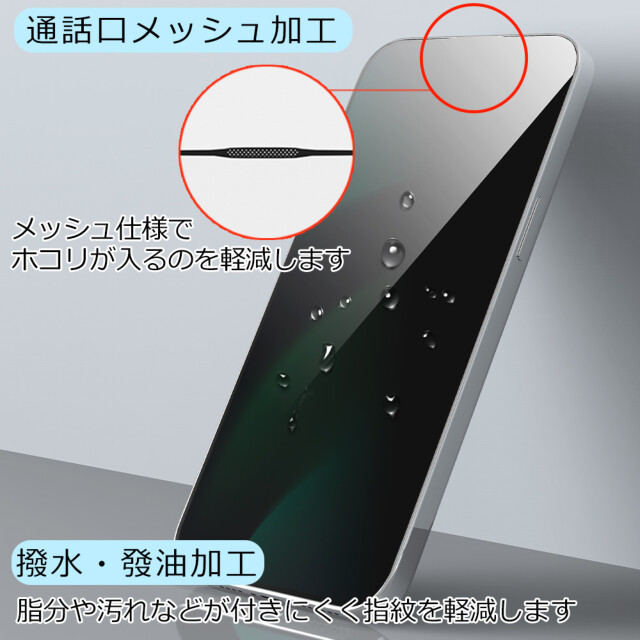【iPhone15 Pro Max フィルム】Van Series Full Screen Privacy Tempered Glass with assist toolサブ画像