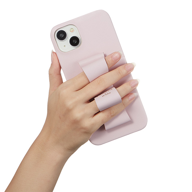 【iPhone15 Plus ケース】Slim Wrap Case Stand ＆ Ring Ribbon (Sakura Pink)サブ画像