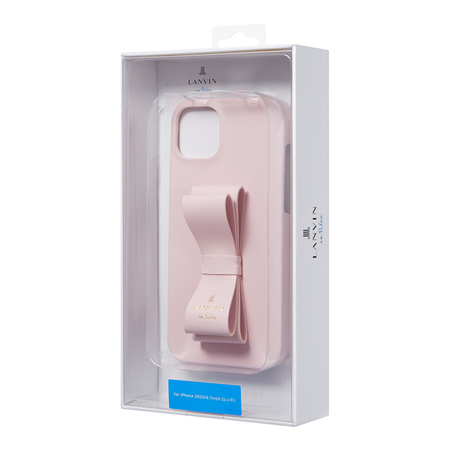 【iPhone15 Plus ケース】Slim Wrap Case Stand ＆ Ring Ribbon (Sakura Pink)サブ画像