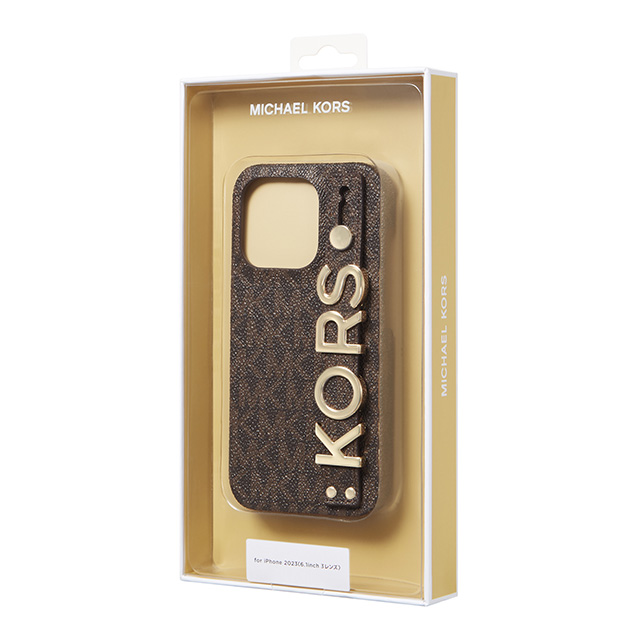 【iPhone15 Pro ケース】Slim Wrap Case Stand ＆ Ring (Brown)サブ画像