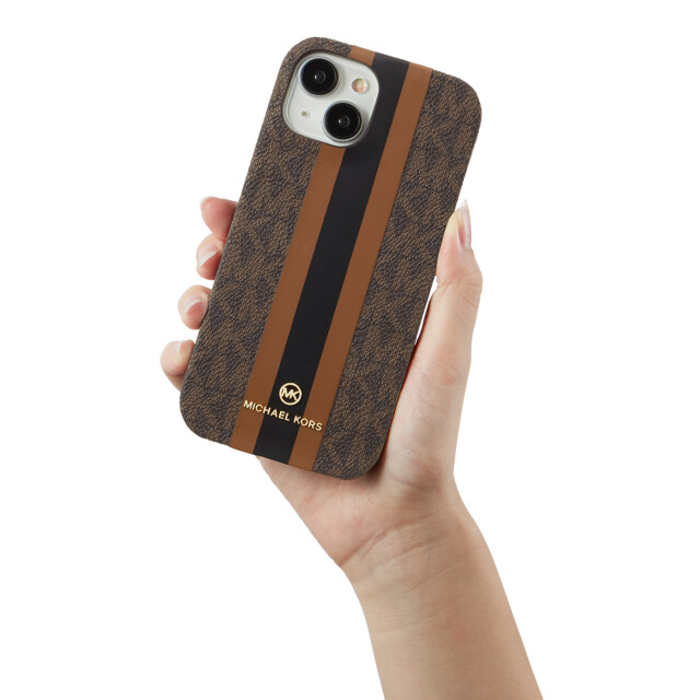【iPhone15 ケース】Slim Wrap Case Stripe for MagSafe (Brown)サブ画像