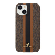 【iPhone15 ケース】Slim Wrap Case Stripe for MagSafe (Brown)