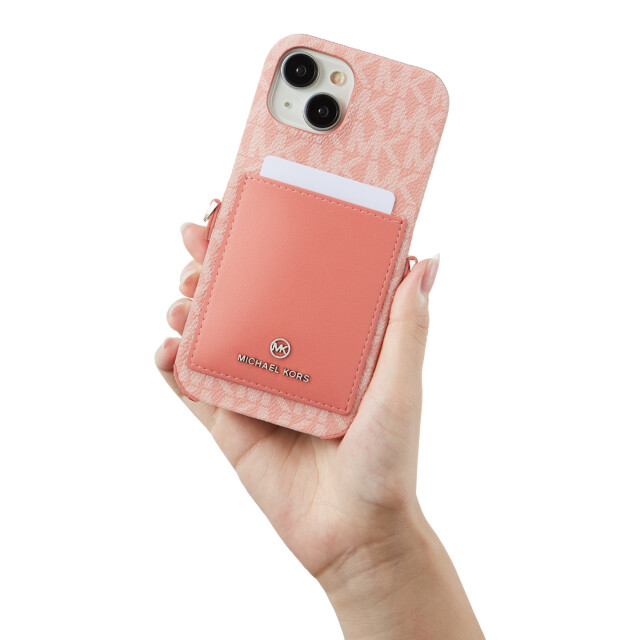【iPhone15 ケース】Wrap Case Pocket with Strap (Pink)サブ画像