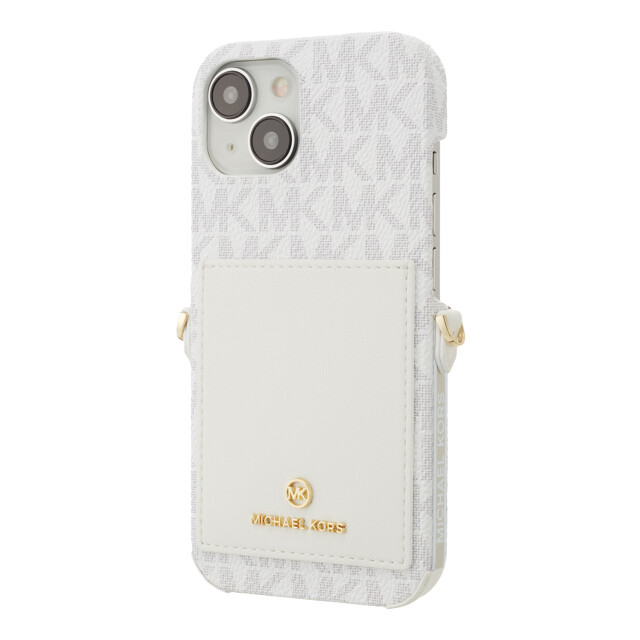 iPhone15 ケース】Wrap Case Pocket with Strap (Vanilla) MICHAEL 