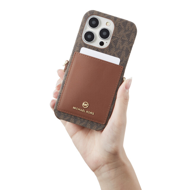 【iPhone15 Pro ケース】Wrap Case Pocket with Strap (Brown)