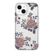 【iPhone15/14/13 ケース】Protective Case for MagSafe (Moody Floral/Purple/Glitter/Clear)