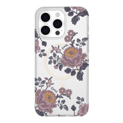 【iPhone15 Pro Max ケース】Protective Case for MagSafe (Moody Floral/Purple/Glitter/Clear)