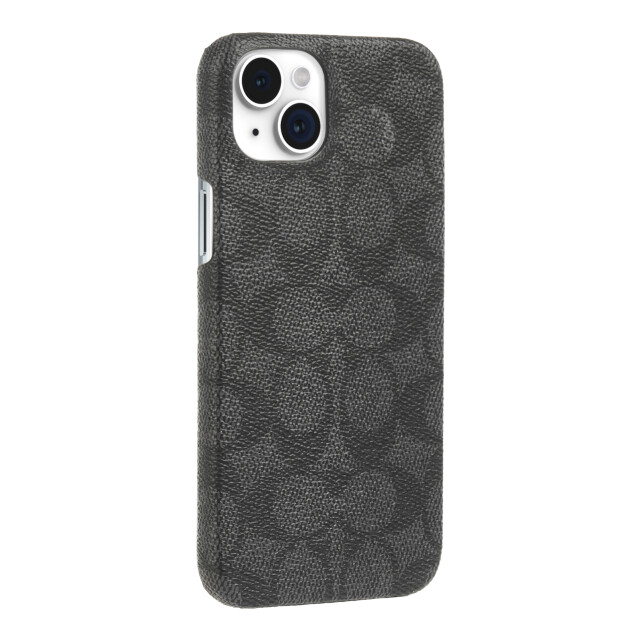 【iPhone15 Plus ケース】Leather Slim Wrap Case (Signature C Charcoal)サブ画像