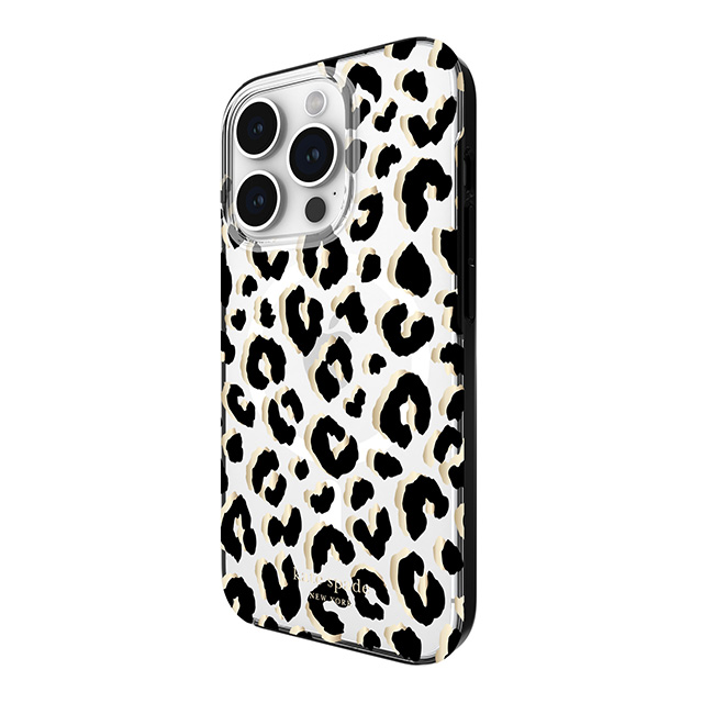 【iPhone15 Pro ケース】Protective Hardshell Case for MagSafe (City Leopard Black/Gold Foil/Clear)サブ画像