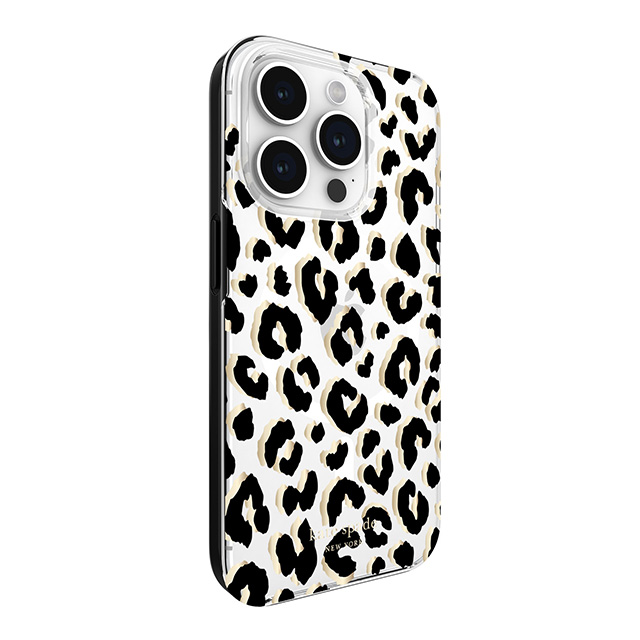 【iPhone15 Pro ケース】Protective Hardshell Case for MagSafe (City Leopard Black/Gold Foil/Clear)サブ画像