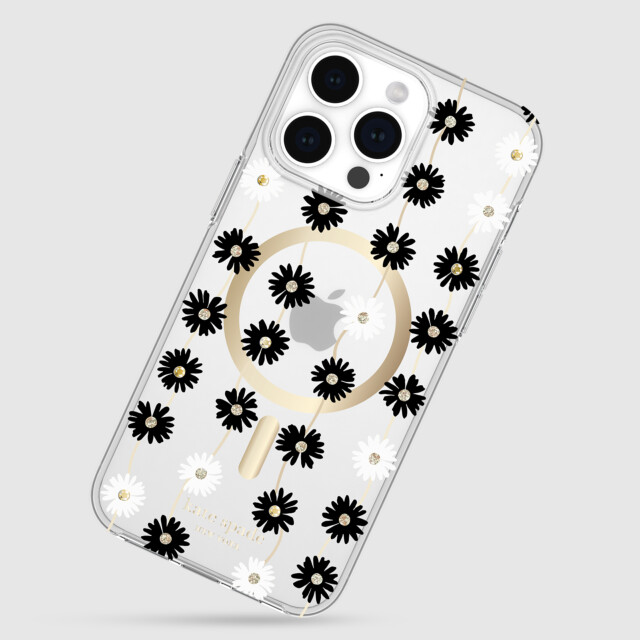【iPhone15 Pro Max ケース】Protective Hardshell Case for MagSafe (Daisy Chain/Black/White/Gold Glitter/Gold Foil Logo)サブ画像