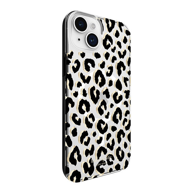 【iPhone15 Plus ケース】Protective Hardshell Case for MagSafe (City Leopard Black/Gold Foil/Clear)サブ画像