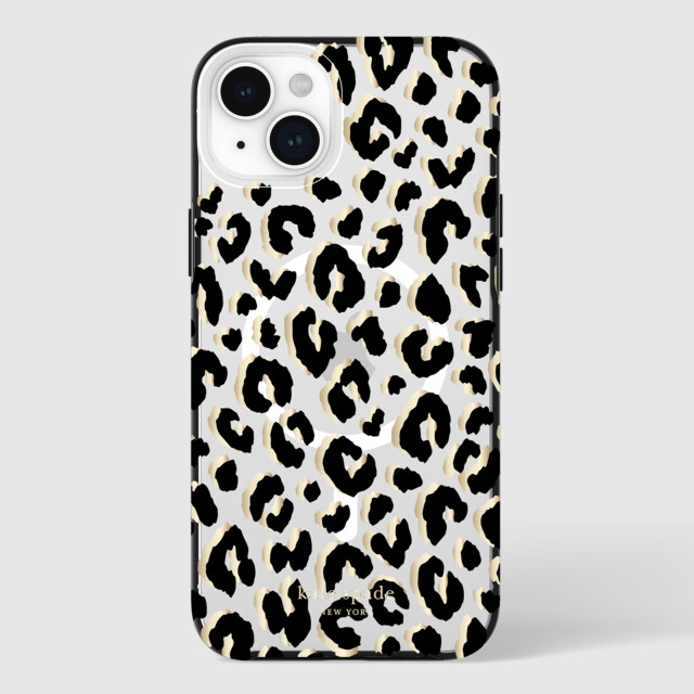 【iPhone15 Plus ケース】Protective Hardshell Case for MagSafe (City Leopard Black/Gold Foil/Clear)goods_nameサブ画像