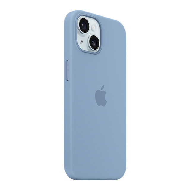MagSafe対応iPhone 15 シリコーンケース - ウインターブルーサブ画像