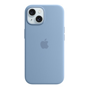 MagSafe対応iPhone 15 シリコーンケース - ウインターブルー