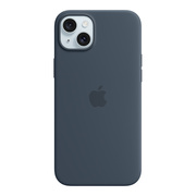 MagSafe対応iPhone 15 Plus シリコーンケース - ストームブルー