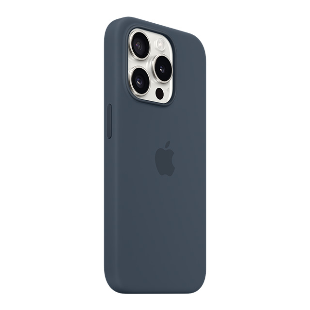 MagSafe対応iPhone 15 Pro シリコーンケース - ストームブルーサブ画像