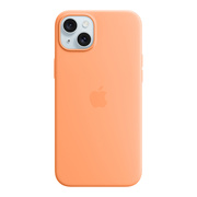 MagSafe対応iPhone 15 Plus シリコーンケース - オレンジソルベ
