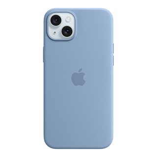 MagSafe対応iPhone 15 Plus シリコーンケース - ウインターブルー