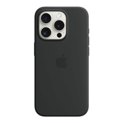 MagSafe対応iPhone 15 Pro シリコーンケース - ブラック