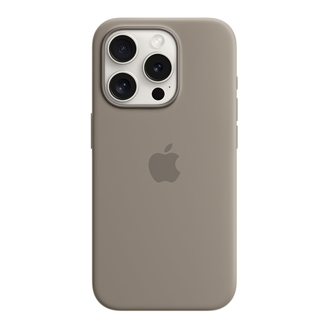 MagSafe対応iPhone 15 Pro シリコーンケース - クレイ Apple | iPhone