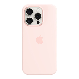 MagSafe対応iPhone 15 Pro シリコーンケース - ライトピンク