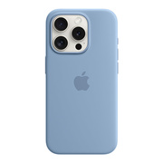 MagSafe対応iPhone 15 Pro シリコーンケース - ウインターブルー