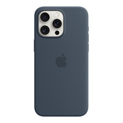 MagSafe対応iPhone 15 Pro Max シリコーンケース - ストームブルー