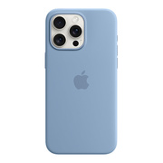 MagSafe対応iPhone 15 Pro Max シリコーンケース - ウインターブルー