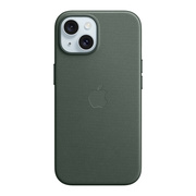 MagSafe対応iPhone 15 ファインウーブンケース - エバーグリーン