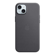 MagSafe対応iPhone 15 Plus ファインウーブンケース - ブラック