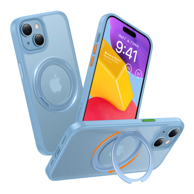 【iPhone15 ケース】UPRO Ostand Pro Case (Light Blue)サブ画像