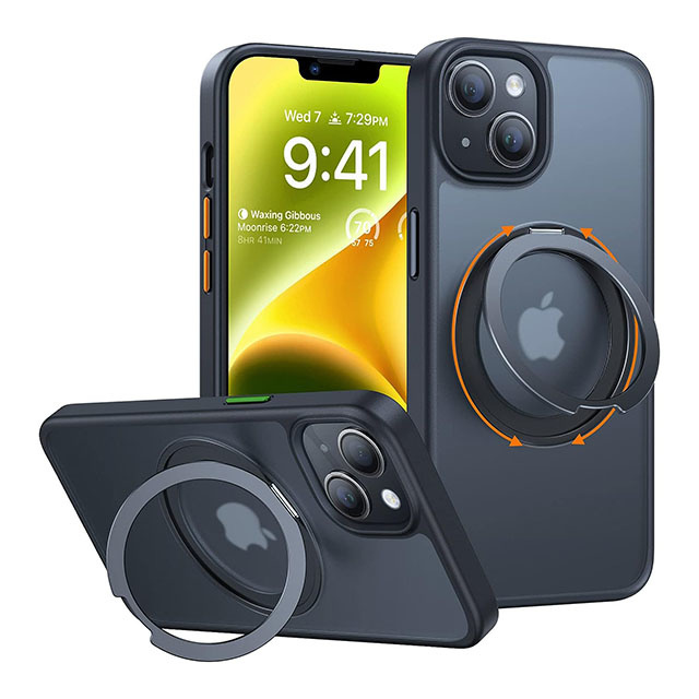 【iPhone15 ケース】UPRO Ostand Pro Case (Black)