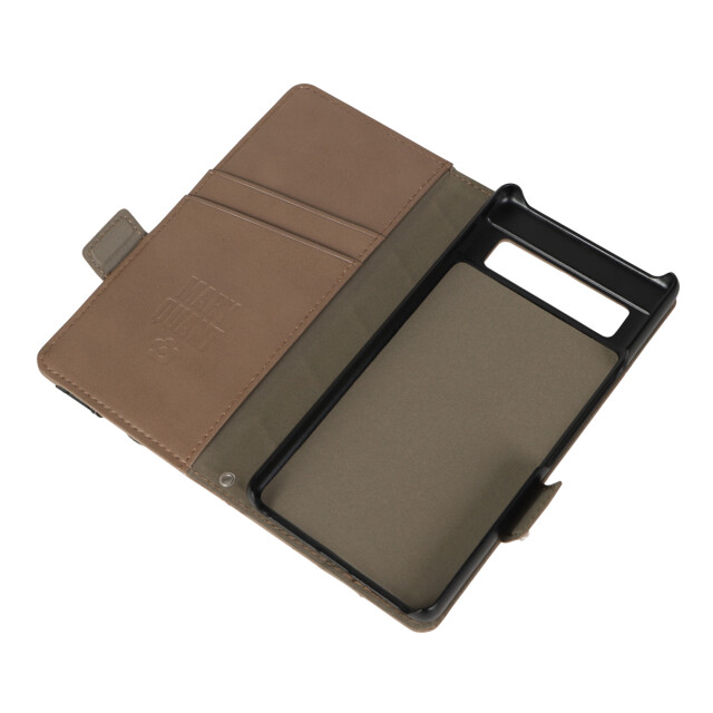 【Google Pixel 7a ケース】DAISY PACH PU QUILT Leather Book Type Case (TAUPE/BLACK)サブ画像