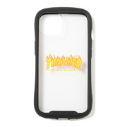 【iPhone14/13 ケース】FLAME MAGZINE  Logo Easy Grip Hybrid Case