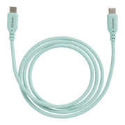 USB 2.0 CABLE TYPE-C to TYPE-C 1.0m (ミントグリーン)