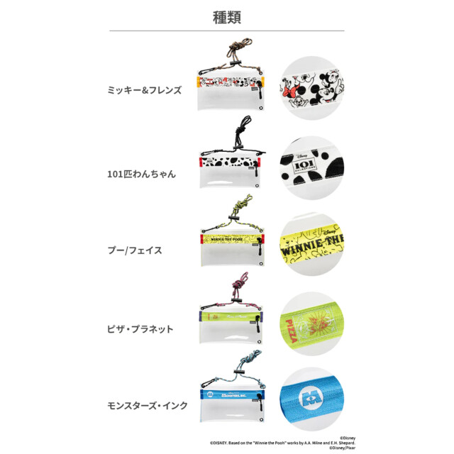 ディズニーキャラクター DIVAID クリアサコッシュ (プー/フェイス)goods_nameサブ画像