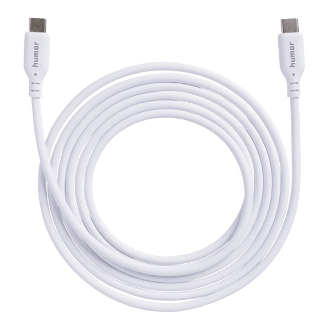 USB 2.0 CABLE TYPE-C to TYPE-C 2.0m (ホワイト)