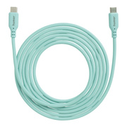 USB 2.0 CABLE TYPE-C to TYPE-C 2.0m (ミントグリーン)
