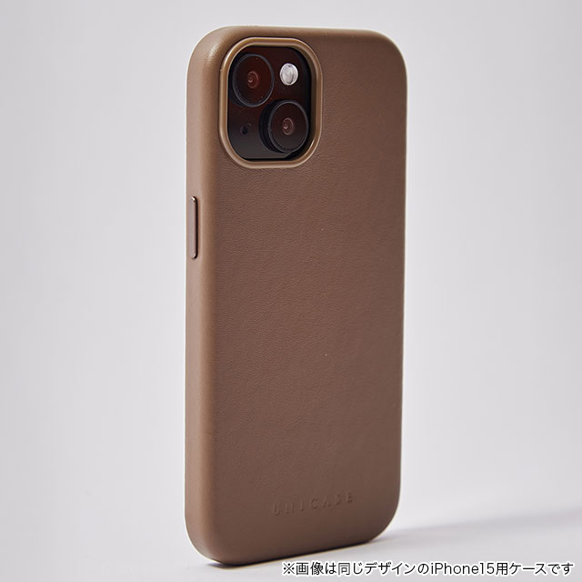 【iPhone15 Pro ケース】Leather Plain Case(brown)サブ画像