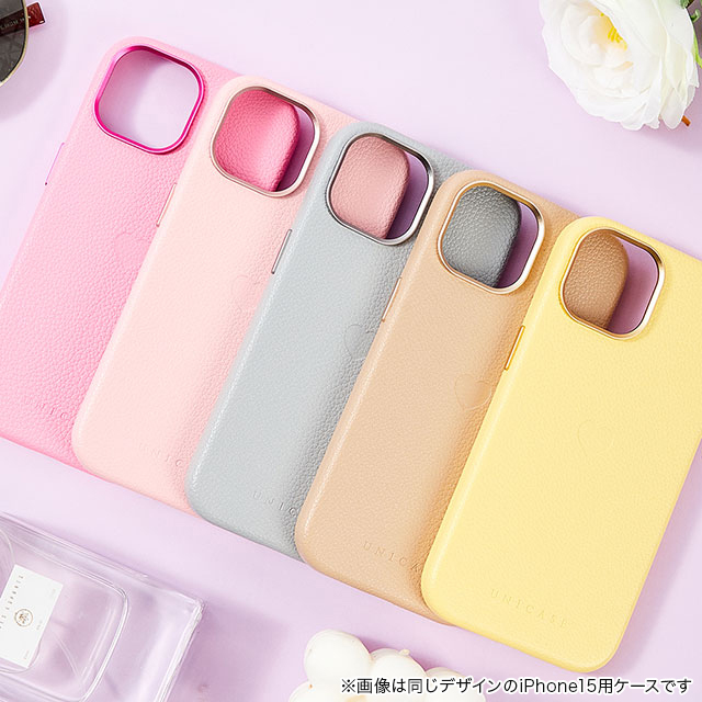 【iPhone15 Pro ケース】Heart Shrink Case(pink)サブ画像