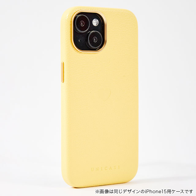 【iPhone15 Pro ケース】Heart Shrink Case(pale yellow)サブ画像